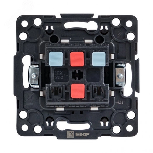 Стокгольм Механизм  Выключателя 2-кл. 10А черный EKF