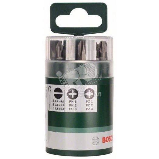 Набор насадок-бит Standard смешанный 25мм LS/PH/PZ (10шт)