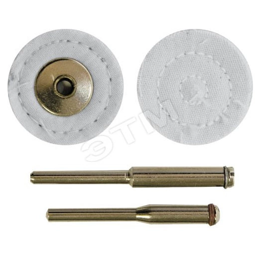 Корщетки хлопковые и штифты, набор 4 шт