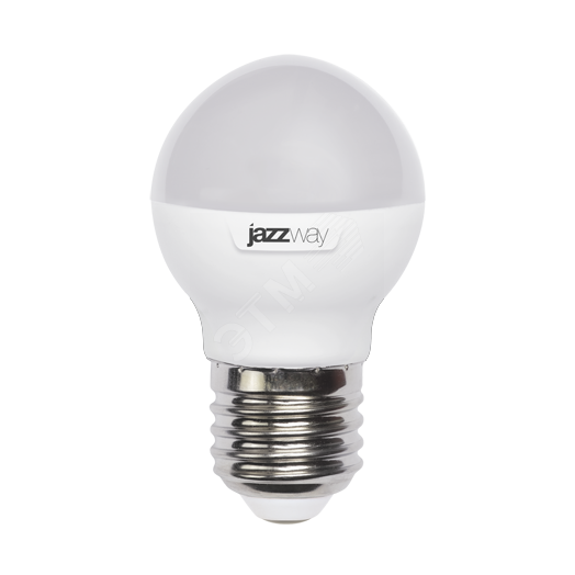 Лампа светодиодная LED 11Вт 230Вт E27 холодный матовый шар Jazzway