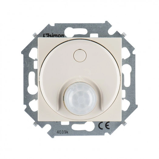 Simon15 Выключатель с датчиком движения 500Вт 230В винтовые зажимы слоновая кость