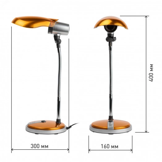 NE-301-E27-15W-OR Светильники настольные ЭРА наст.светильник NE-301-E27-15W-OR оранжевый