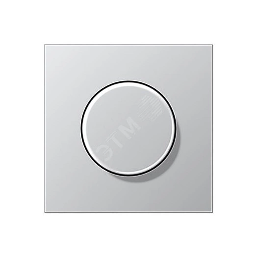 Накладка роторного диммера  Серия LS990  Материал- металл  Цвет- алюминий