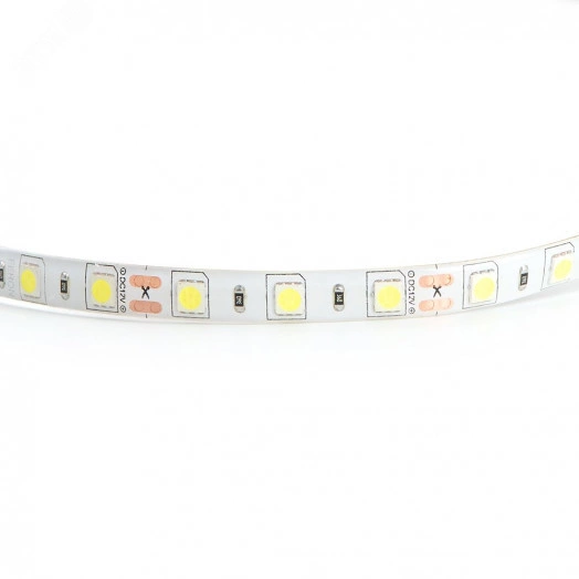 Лента светодиодная LEDх60/м 5м 14.4w/m 12в IP65 дневной