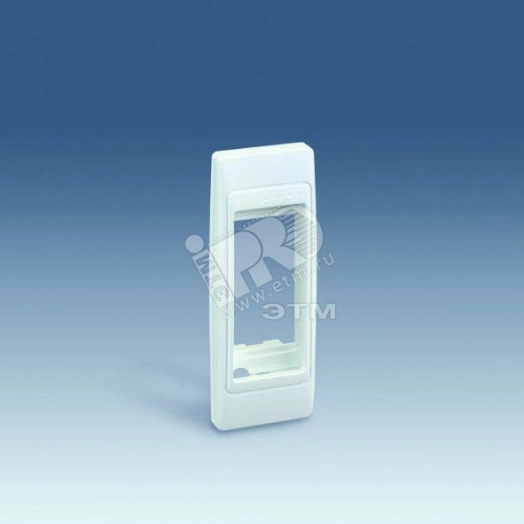 Рамка узкая с суппортом на один узкий модуль для скрытого монтажа, S82C, графит