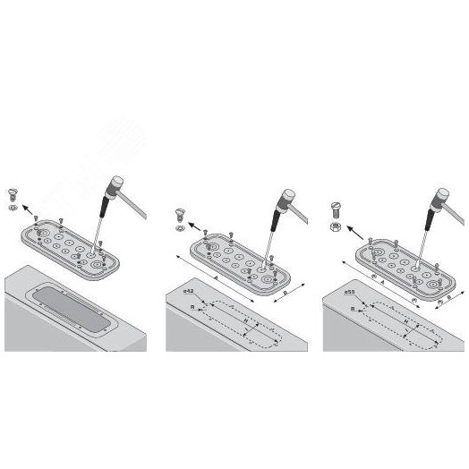 Ввод кабельный CRN размер A