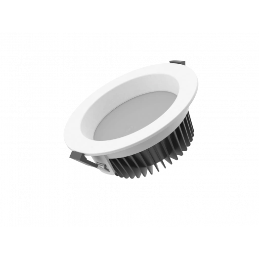 Светильник светодиодный ДВО-25Вт Downlight круглый 190*65 3000K IP54/20 авар. Вартон