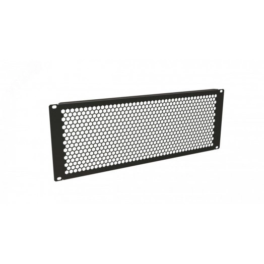 Фальш-панель BPD-4-RAL9005 перфорированная на 4U, цвет черный (RAL 9005)