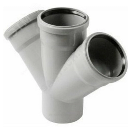Крестовина 110/110/110х45 градусов для внутренней канализации
