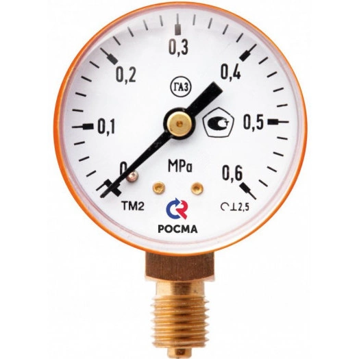Манометр сварочный радиальный ТМ-210Р.00 0...16 МРа М12x1.5 кл.2.5. ГАЗ ч/к