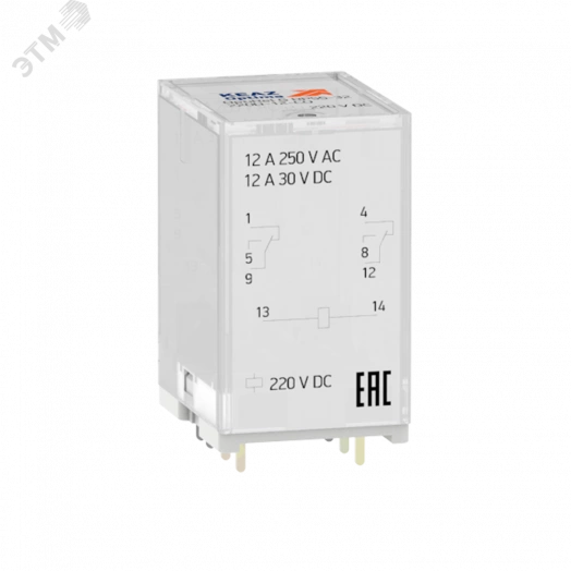 Реле промежуточное OptiRel G RP55-32-240-12-CO-G/TI