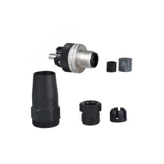 М12 ПРЯМ. РАЗЪЕМ 5 ШТЫРЕЙ