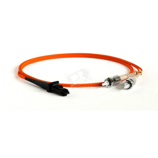 Патч-корд волоконно-оптический (шнур) MM 50/125 ST-MTRJ(папа) duplex LSZH (3м)