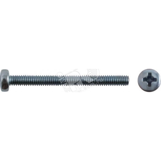 Винт DIN7985 М5х70 полукруглая головка оцинкованный (100 шт)