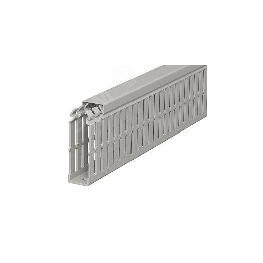 Распределительный кабельный канал LKV N 75x25x2000 мм (ПВХ, серый)