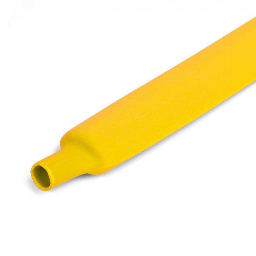 Цветная термоусадочная трубка с коэффициентом усадки 2:1 ТУТ (HF)-50/25, желт
