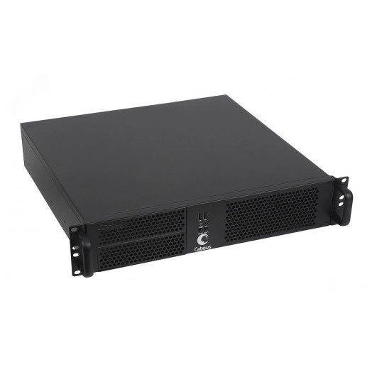 Корпус cерверный 19' 2U, RM (ДxШxВ)мм: 400x430x88.8, 2x5.25'+4x3.5'HDD, без блока питания