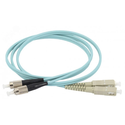 Патч-корд оптический 50/125 (OM3) SC/UPC-FC/UPC (Duplex) 70м