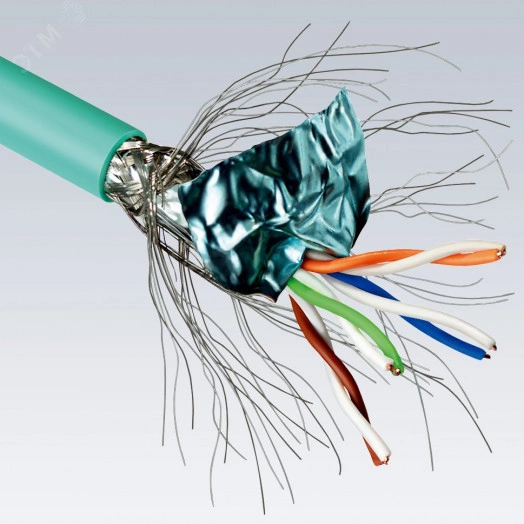 Инструмент для укладки кабелей LSA-Plus и их аналогов для укладки кабелей в каналы розетки и панели для кабелей типа UTP и STP 04 - 08 мм L-175 мм со встроенным крюком для вытягивания с разблокировкой KN-974010