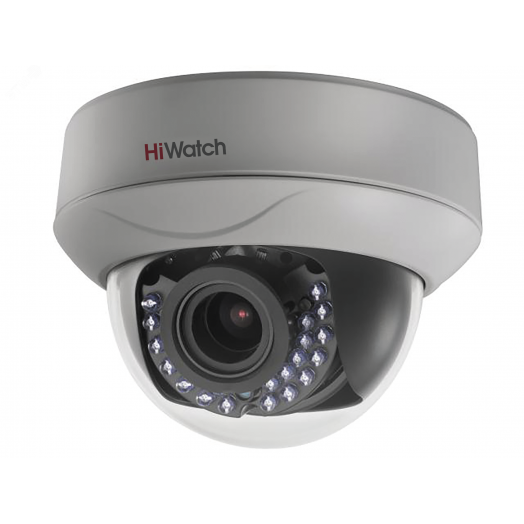 Видеокамера HD-TVI 2Мп внутреннняя купольная с    ИК-подсветкой до 30м (2.8-12мм)