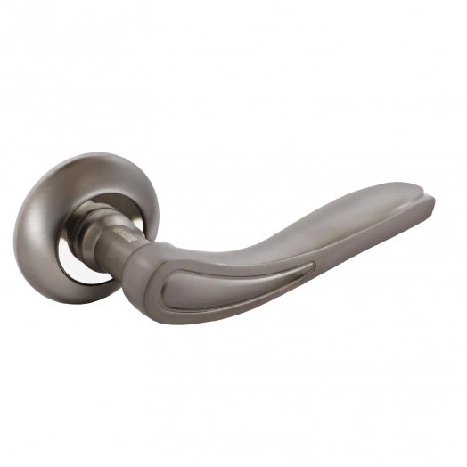 Ручка на квадратной накладке (комплект), АЛЛЮР АРТ"ЛАЙЗА" MBN (1840) графит