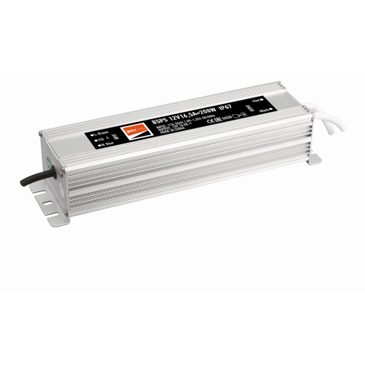 Драйвер BSPS 12V 16.5A=200W влагозащищенный IP67