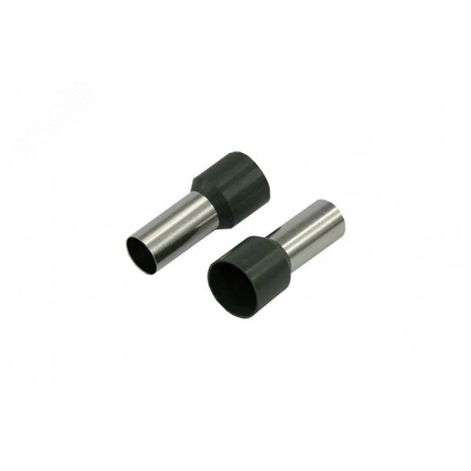 Наконечник штыревой втулочный изолир F-20 мм 50 кв мм (НШВи 50-20) оливковый