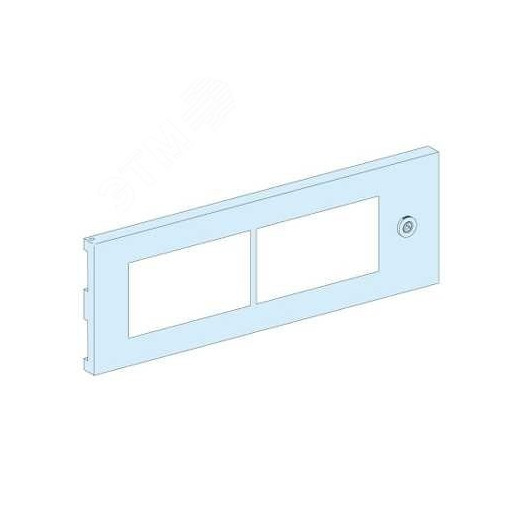Дверь малая с вырезами 4 модуля IP55 шкаф 11-27 модулей