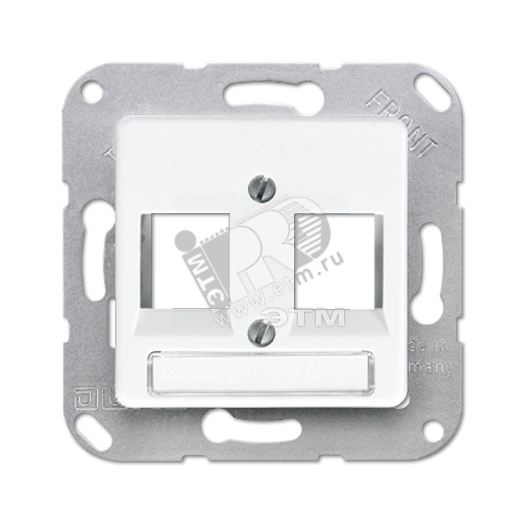 Крышка для модульных гнезд  слоновая кость