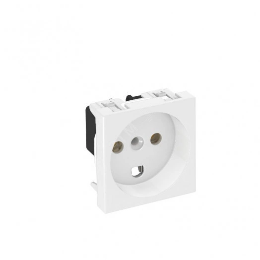 Розетка датский стандарт DK, 250 В, 16A (белый)