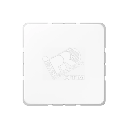 Крышка без отверстий с несущим каркасом для произвольных вырезов  белая