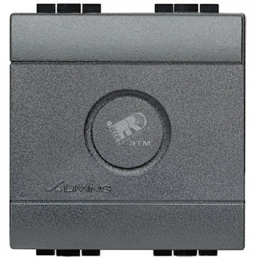 Заглушка 2 модуля черная с выламываемой вставкой