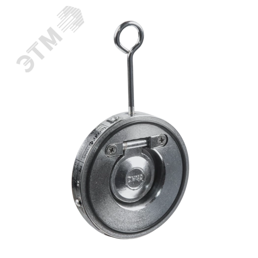 Клапан обратный стальной одностворчатый Ду 350 Ру16 межфланцевый, диск оцинкованная сталь