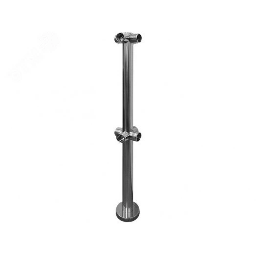 Стойка с крепежным фланцем и накладкой, 8 отверстий