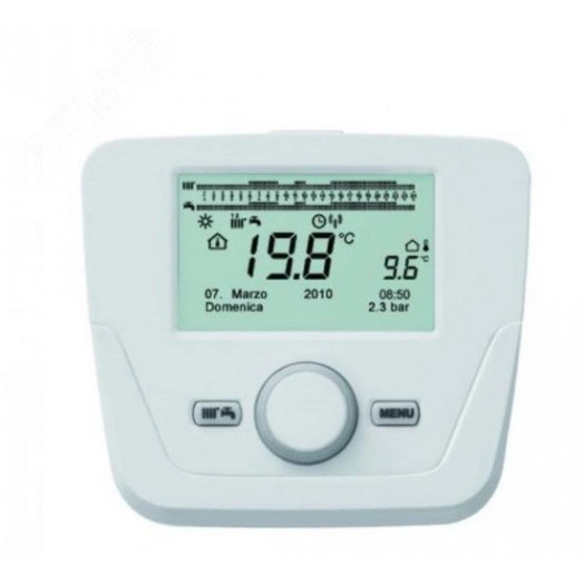 Пульт управления котлом QAA 75 со встроенным датчиком комнатной температуры для котлов LUNA Platinum+ и LUNA Duo-tec MP