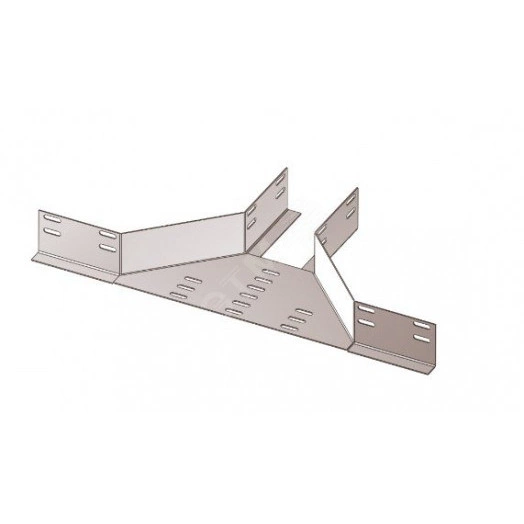 Отвод боковой перфорированный ОБЛ 400х100 УТ1,5, оцинкованный лист, S1,5