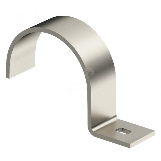 Скоба крепежная металлическая однолапковая 40мм