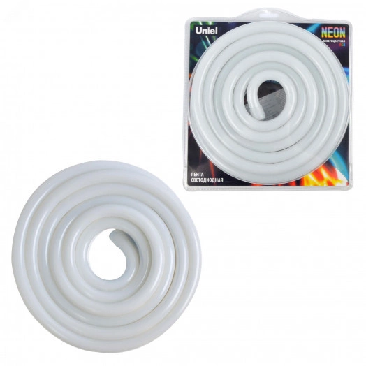 Светодиодная гибкая герметичная лента. NEON ULS-N02-5050-60LED/m-13mm-IP67-DC12V-14W/m-5M-RGB катушка 5м в блистере RGB