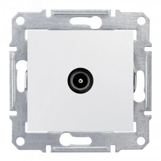 Sedna Розетка TV проходная 8dB в рамку белый