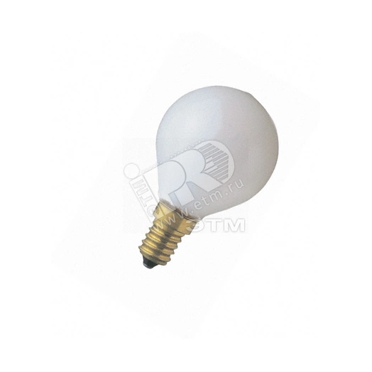 Лампа накаливания декоративная ДШ 40вт P45 230в E14 матовая Osram