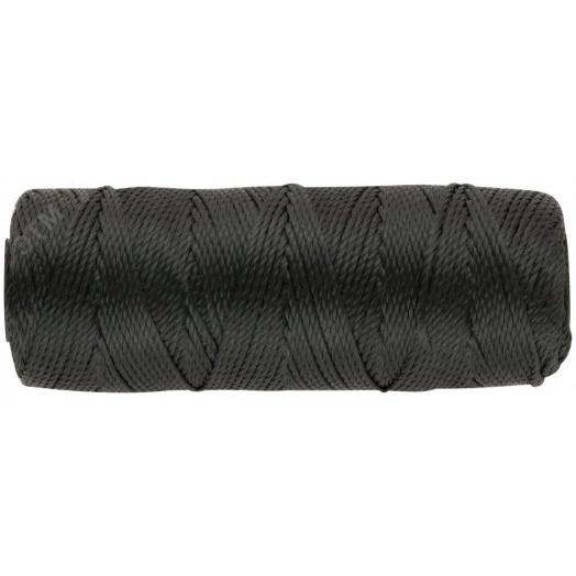 Нить капроновая на бобине 1,1 мм х 100 м, 660 текс, р/н=35 кгс,черная