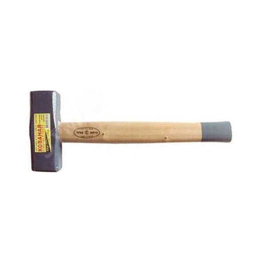 Кувалда кованая в сборе, деревянная эргономичная ручка 5.5 кг