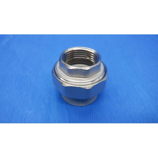 Муфта разъемная 32 х 1' ВР полипропиленовая PPR   серая