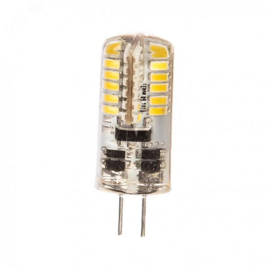 Лампа светодиодная LED 3вт 12в G4 белый капсульная