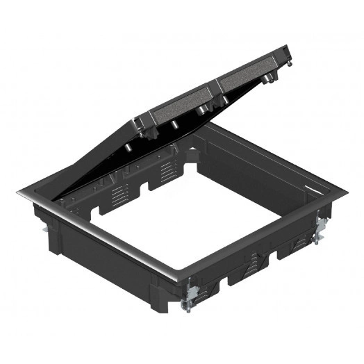 Лючок GES9 U (универсальный) 12xModul45 (полиамид, серый)