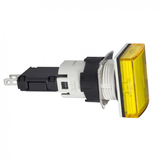 Лампа сигнальная 16ММ 12-24В желтая с диодом