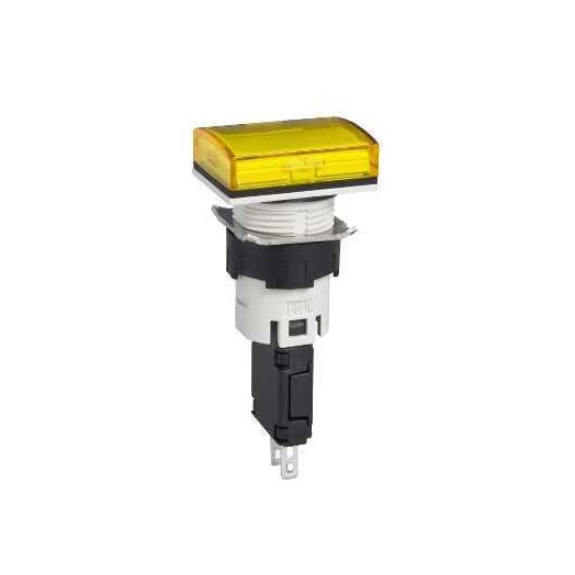 Лампа сигнальная 16ММ 12-24В желтая с диодом