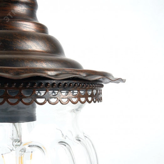 Светильник НБУ-60w вниз Е27 IP44 коричневый