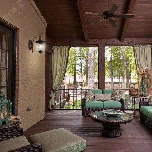 Светильник НБУ-60w вниз Е27 IP44 коричневый