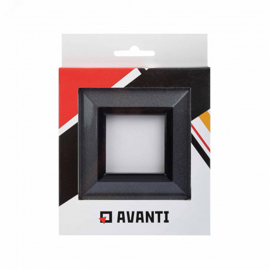 Рамка из металла, ''Avanti'', темно-серый, 2 модуля